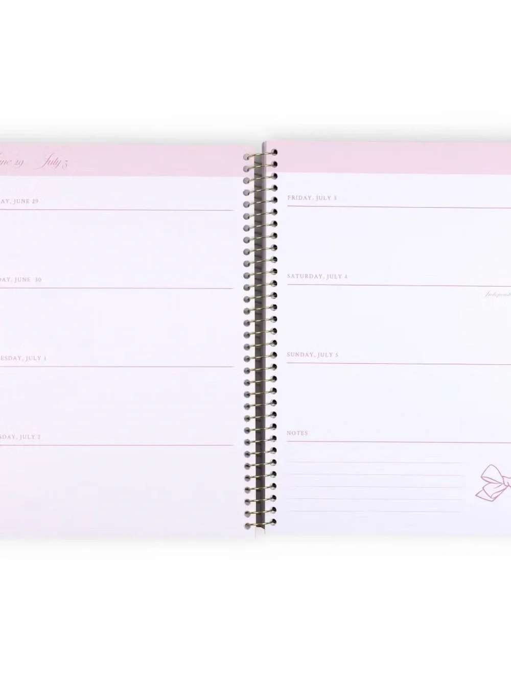 💙🎯 LoveShackFancy x Target - Yoobi Weekly Planner Whisper Blue